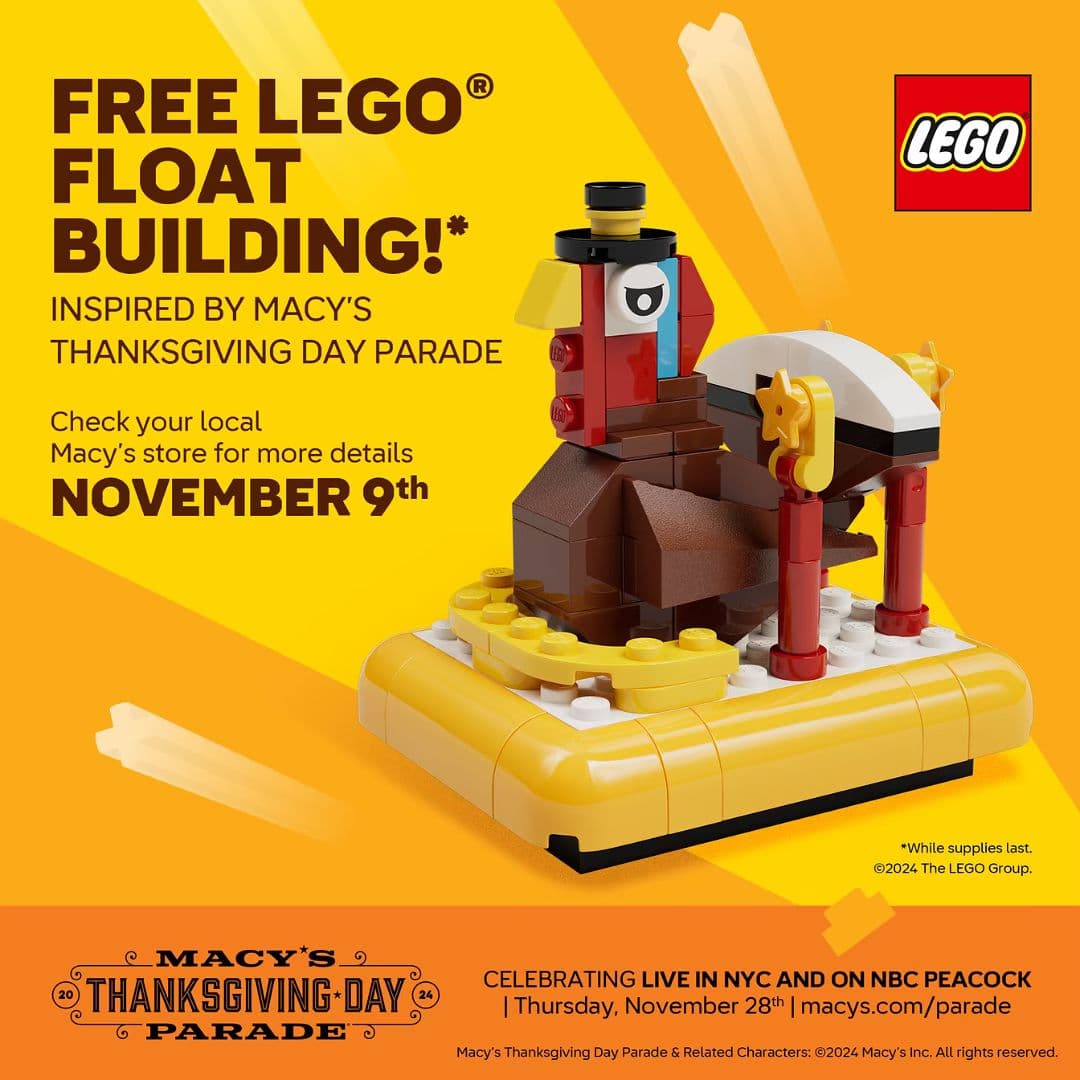 Macy's Thanksgiving Float LEGO set (#6559432-1)
