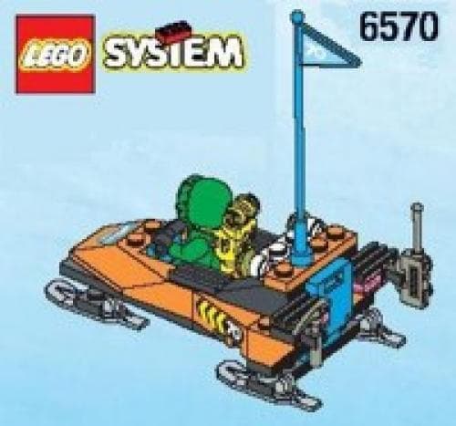 Snowmobile LEGO set (#6570-1)