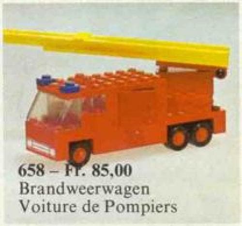 Fire Engine LEGO set (#658-1)