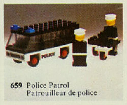 Police Patrol with Policemen LEGO set (#659-1)