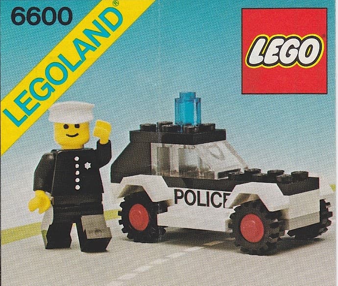 Police Patrol LEGO set (#6600-1, 1981)