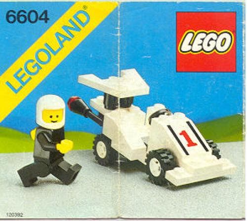 Formula-I Racer LEGO set (#6604-1, 1985)