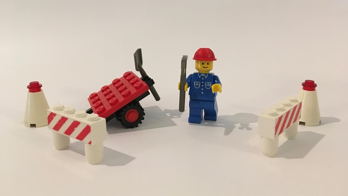 Road Repair Set LEGO set (#6606-1, 1983)
