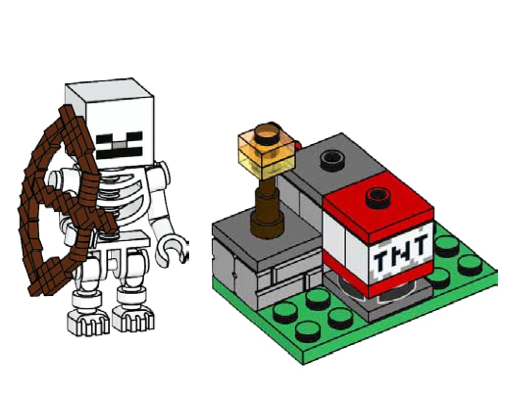 TNT Launcher and Skeleton LEGO set (#662102-1)