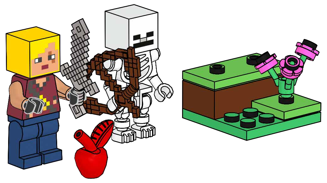 Hero with Skeleton LEGO set (#662409-1)