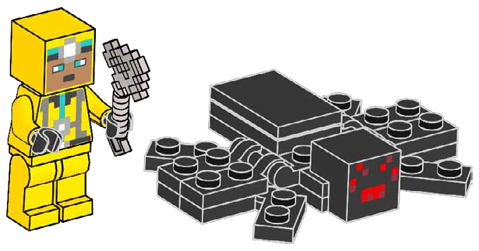 Cave Explorer and Spider LEGO set (#662410-1)