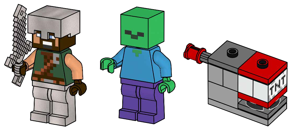 Hero with Zombie LEGO set (#662510-1)