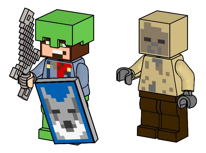 Hero and Husk LEGO set (#662511-1)