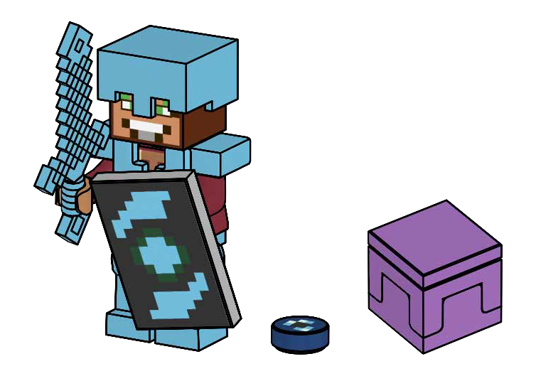 Hero and Shulker LEGO set (#662512-1)