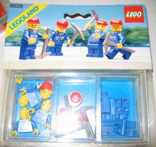 Construction Workers LEGO set (#6628-2, 1984)