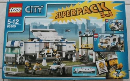 City Super Pack 3 in 1 LEGO set (#66305-1)