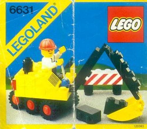 Steam Shovel LEGO set (#6631-1, 1985)