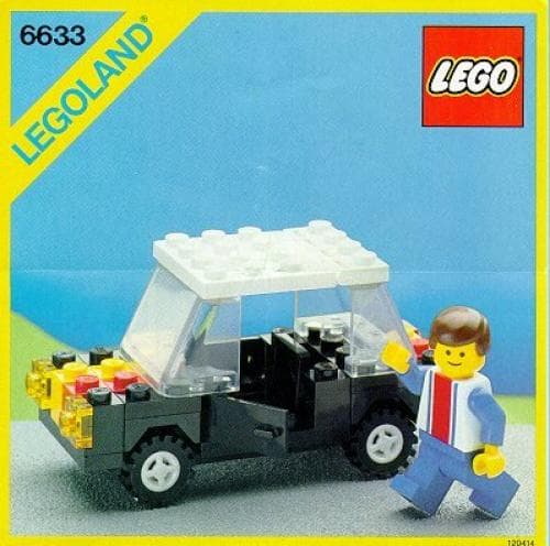 Family Car LEGO set (#6633-1, 1985)