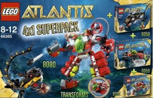 Atlantis 4 in 1 Super Pack LEGO set (#66365-1)