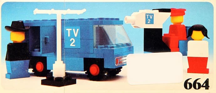 TV Crew LEGO set (#664-1)