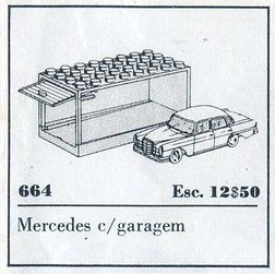 1:87 Mercedes 220 S LEGO set (#664-2)