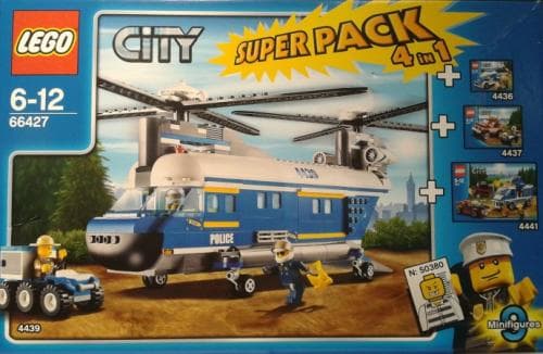 City Police Super Pack 4 in 1 LEGO set (#66427-1)