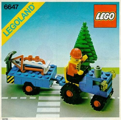 Highway Repair LEGO set (#6647-1, 1980)