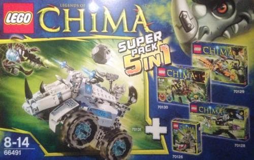 Legends of Chima Super Pack 5 in 1 LEGO set (#66491-1)