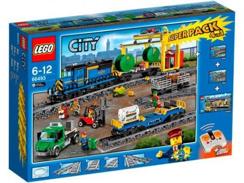 City Train Super Pack 4 in 1 LEGO set (#66493-1)