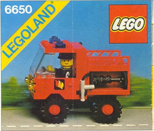 Fire and Rescue Van LEGO set (#6650-1, 1981)