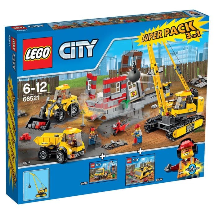 City Super Pack 3 in 1 LEGO set (#66521-1)
