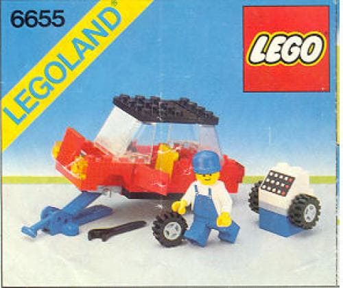 Auto & Tire Repair LEGO set (#6655-1, 1984)