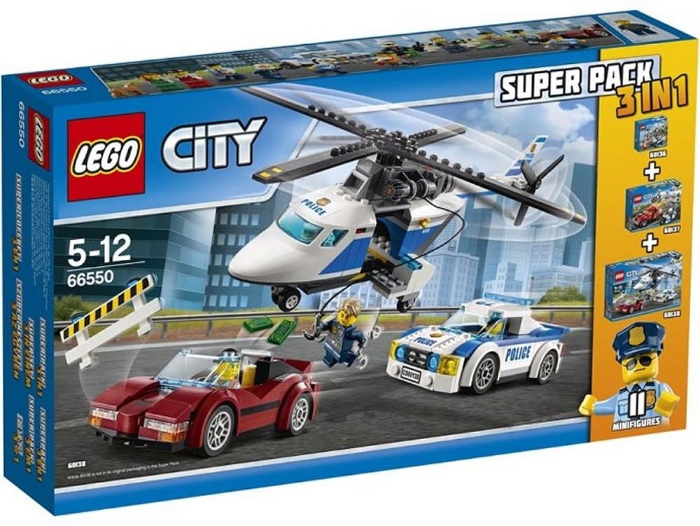 City Super Pack 3 in 1 LEGO set (#66550-1)