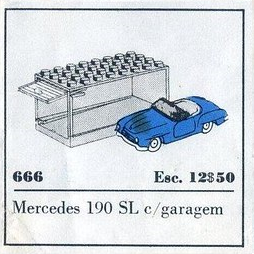 1:87 Mercedes Sport LEGO set (#666-1)