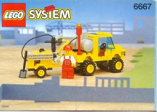 Pothole Patcher LEGO set (#6667-1)