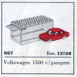 1:87 VW 1500 LEGO set (#667-1)