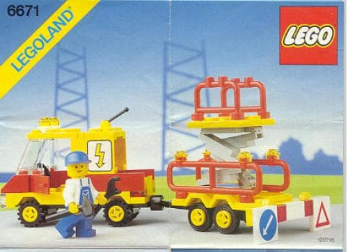 Utility Repair Lift LEGO set (#6671-1)