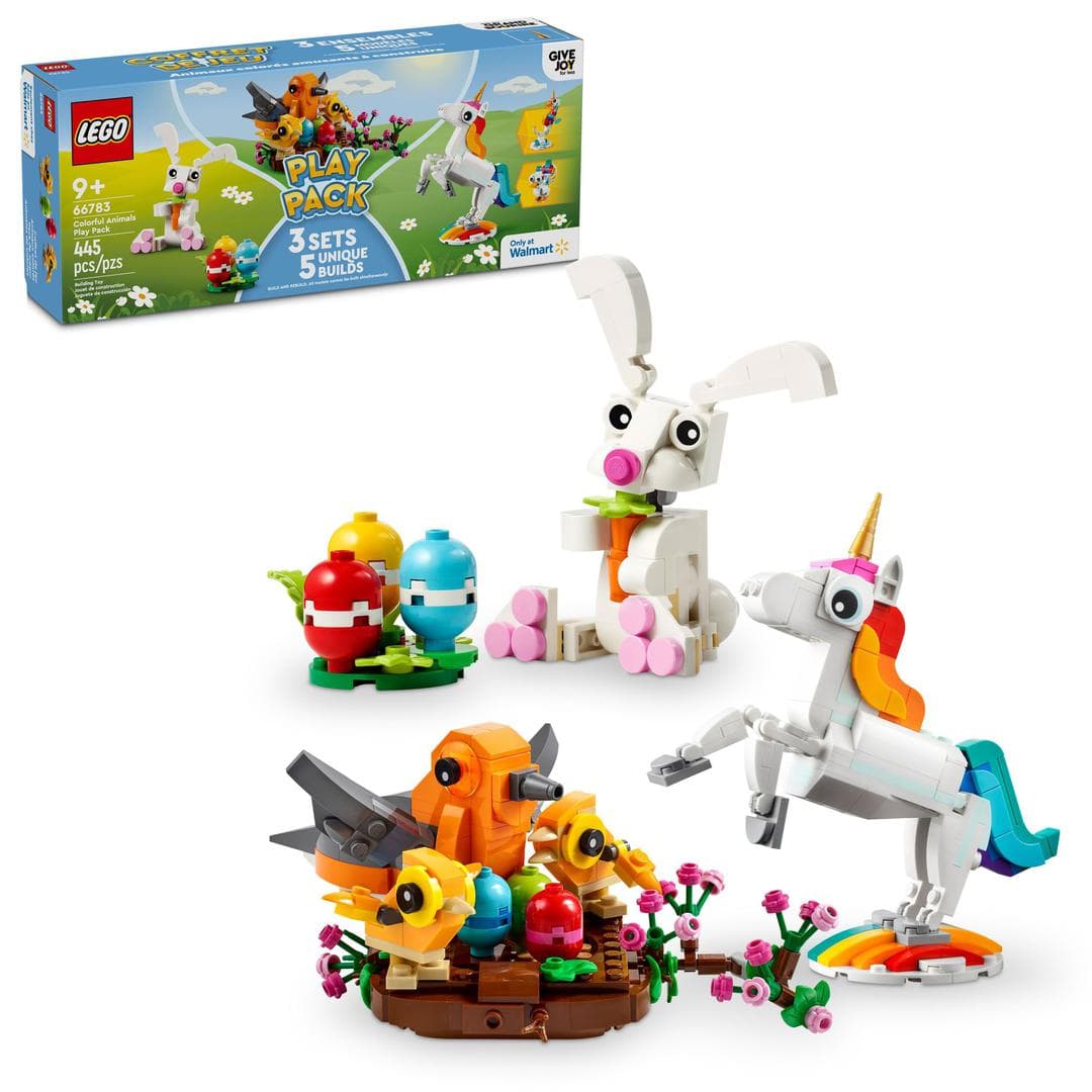 Colorful Animals Play Pack LEGO set (#66783-1)