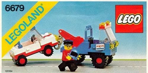 Exxon Tow Truck LEGO set (#6679-2)