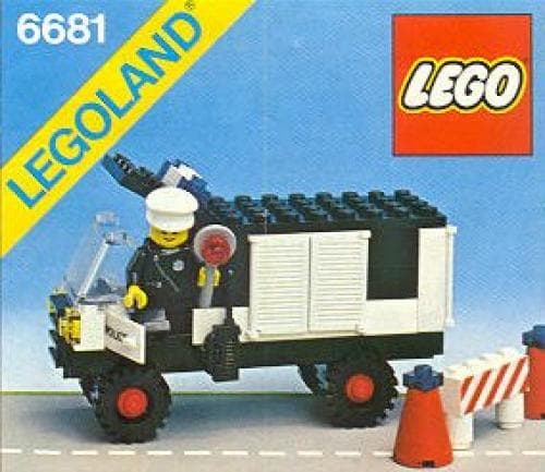 Police Van LEGO set (#6681-1, 1981)