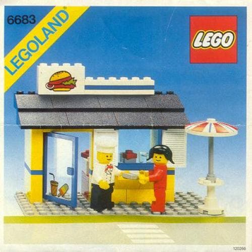 Burger Stand LEGO set (#6683-1)