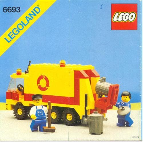 Refuse Collection Truck LEGO set (#6693-1)