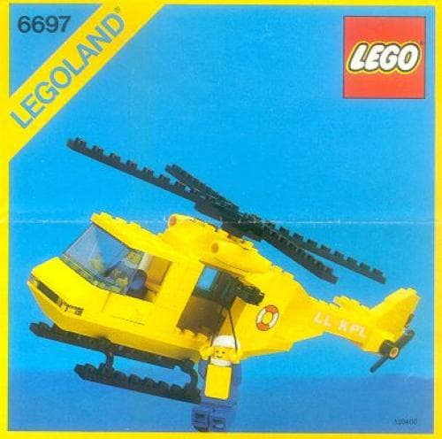 Rescue-I Helicopter LEGO set (#6697-1)