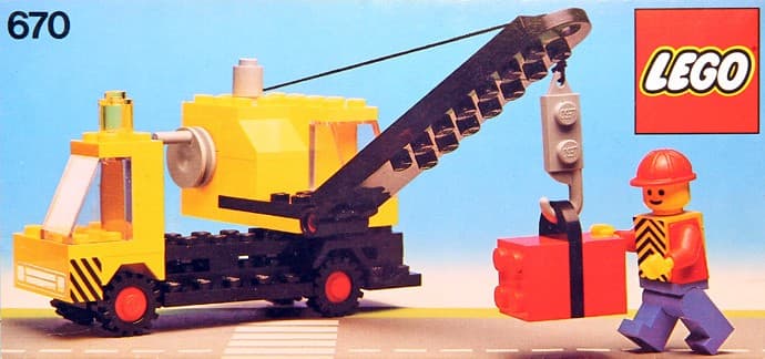 Mobile Crane LEGO set (#670-1, 1978)