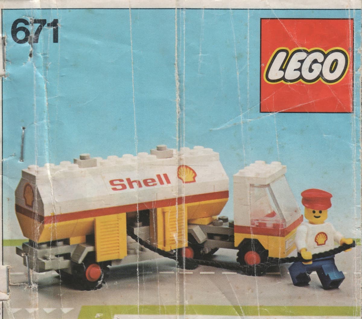 Shell Fuel Tanker LEGO set (#671-1)