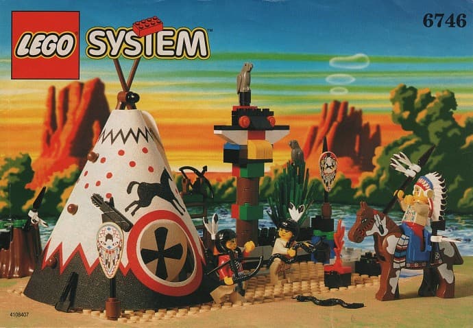 Chief's Tepee LEGO set (#6746-1)