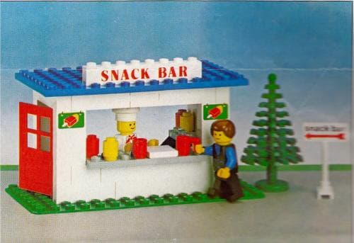 Snack Bar LEGO set (#675-1, 1979)