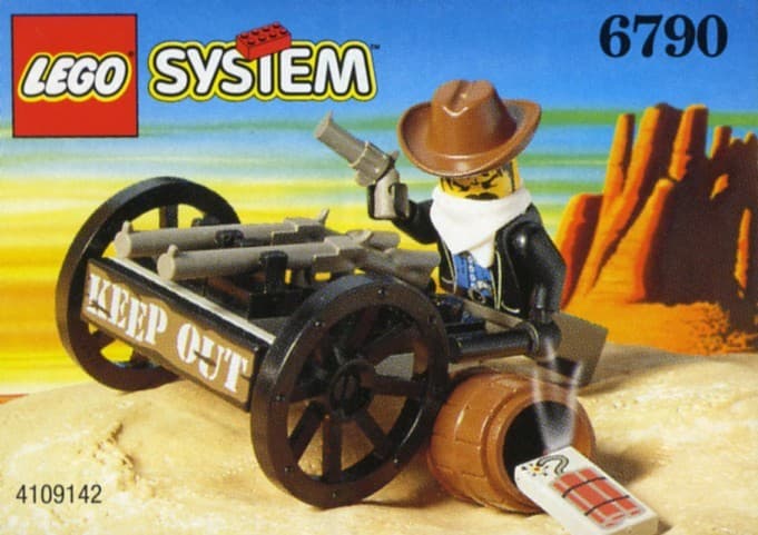 Bandit's Wheelgun (Boxed) LEGO set (#6790-1)