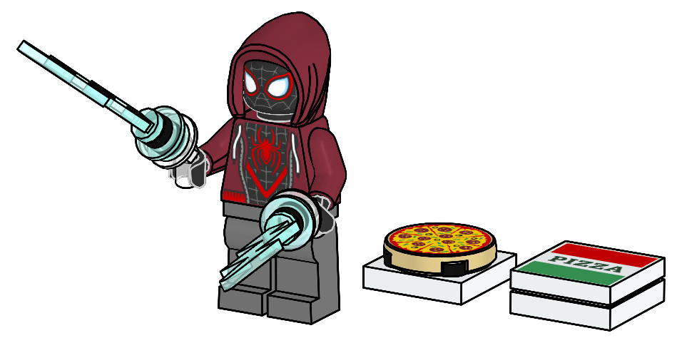 Miles Morales with Pizza LEGO set (#682503-1)