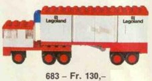 Articulated Lorry LEGO set (#683-1)
