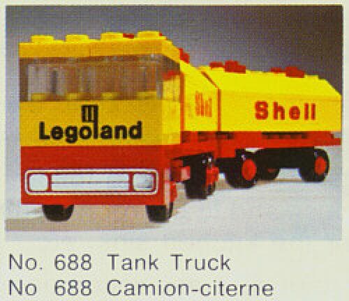 Shell Double Tanker LEGO set (#688-1)