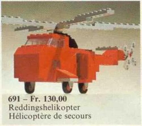 Rescue Helicopter LEGO set (#691-1)