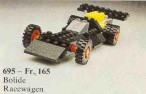 Racing Car LEGO set (#695-1)