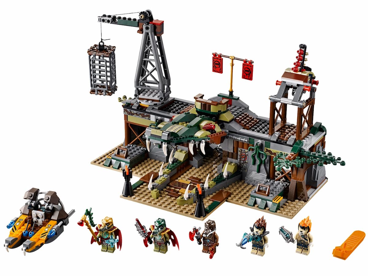The Croc Swamp Hideout LEGO set (#70014-1)