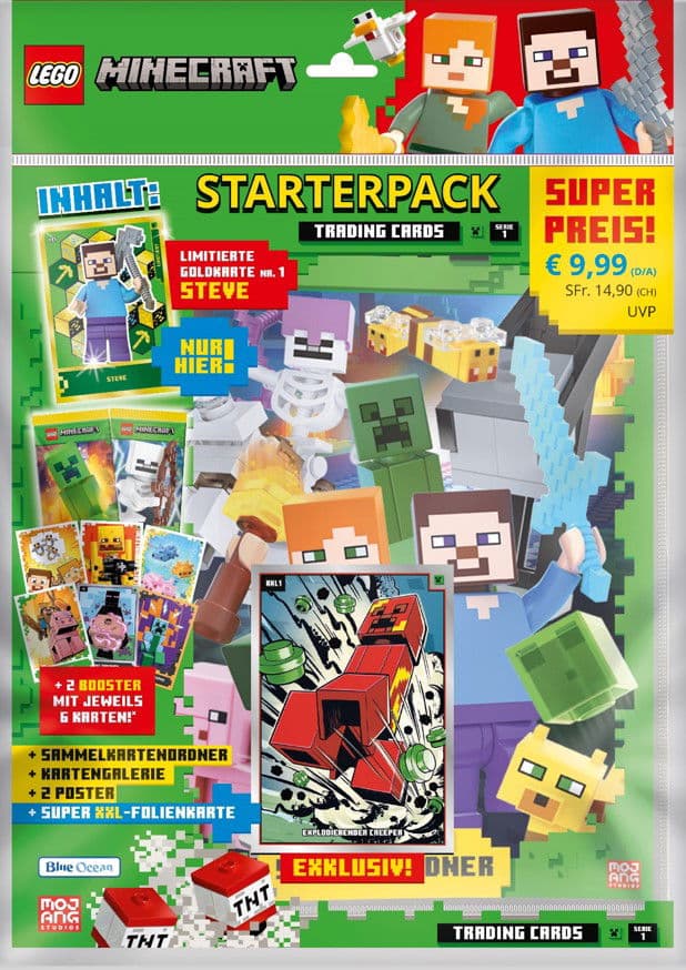 Minecraft Trading Cards Series 1 - Starterpack LEGO set (#702350-1)